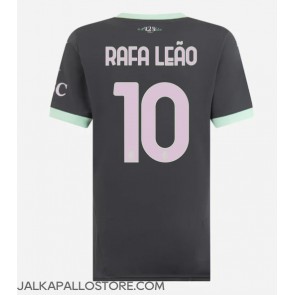 AC Milan Rafael Leao #10 Kolmaspaita Naisten 2024-25 Lyhythihainen